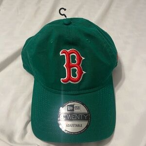 NEW Green Boston Red Sox Hat with Red Logo